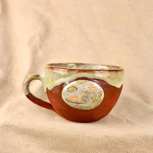 Water lily mug