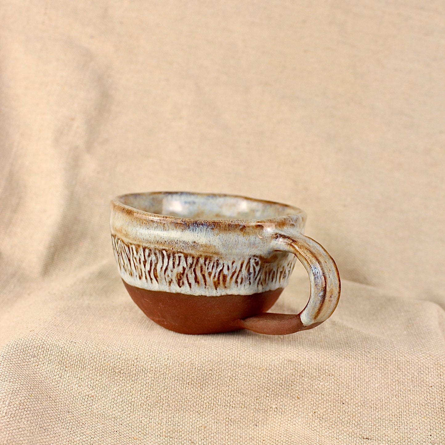 Hand carved mug